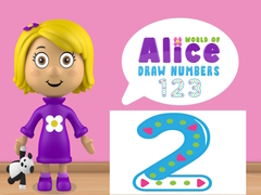 Игри World of Alice Draw Numbers