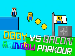Игри Obby vs Bacon Rainbow Parkour