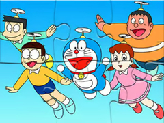 Игри Jigsaw Puzzle: Doraemon Flying
