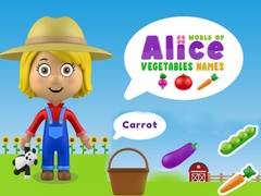 Игри World of Alice Vegetables Names