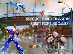 Игри US Police Robot Transform: Robot  fighting games