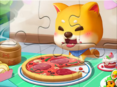 Игри Jigsaw Puzzle: Pizza Dog
