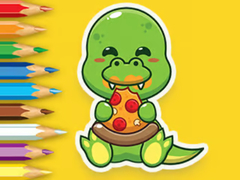 Игри Coloring Book: Hungry Dinosaurs