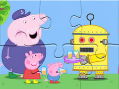 Игри Jigsaw Puzzle: Peppa Robot