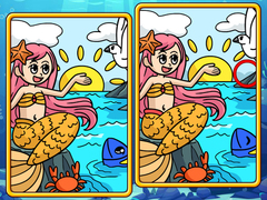 Игри Mermaids Spot The Differences