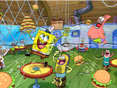 Игри Jigsaw Puzzle: SpongeBob SquarePants Work Time