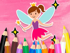 Игри Coloring Book: Little Pretty Fairy