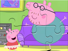 Игри Jigsaw Puzzle: Daddy Pig Dancing