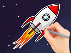 Игри Coloring Book: Flying Rocket