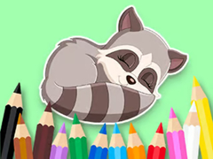 Игри Coloring Book: Baby Raccoon