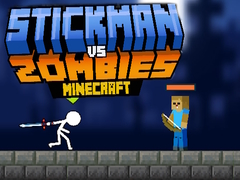 Игри Stickman vs Zombies Minecraft