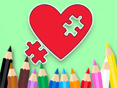 Игри Coloring Book: BTS Heart Jigsaw