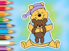 Игри Coloring Book: Winnie With Toy Bear