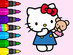 Игри Coloring Book: Hello Kitty Teddy Bear
