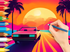 Игри Coloring Book: Sunset Driving