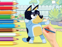 Игри Coloring Book: Bluey And Bingo
