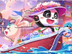 Игри Jigsaw Puzzle: Baby Panda Fiesta