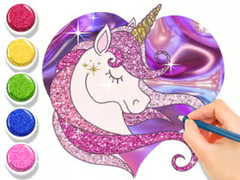 Игри Coloring Book: Glowing Unicorn