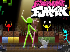 Игри FNF Rush E : Animation vs. Minecraft