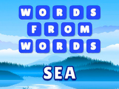 Игри Words from words: Sea