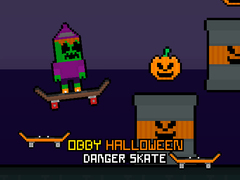 Игри Obby Halloween Danger Skate