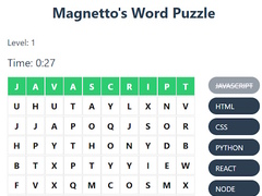 Игри Magnetto's Word Puzzle