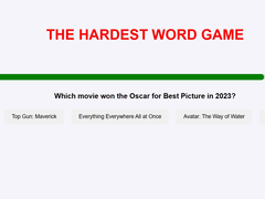 Игри The Hardest Word Game