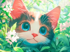 Игри Jigsaw Puzzle: Innocent Cat