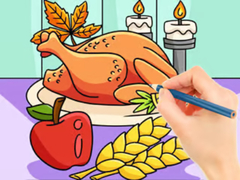 Игри Coloring Book: Thanksgiving Turkey Meal