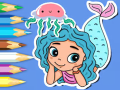 Игри Coloring Book: Jellyfish Mermaid
