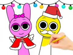 Игри Coloring Book: Sprunki Christmas