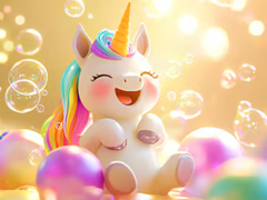 Игри Jigsaw Puzzle: Unicorn Bubble Fun