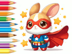 Игри Coloring Book: Super Rabbit