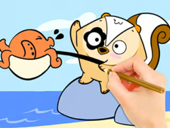 Игри Coloring Book: Fishing Surprise