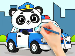 Игри Coloring Book: Police Panda