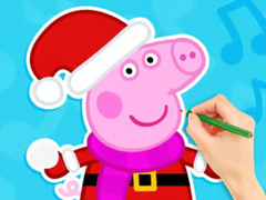 Игри Coloring Book: Peppa Pig Snowman