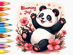 Игри Coloring Book: Little Panda Cherry Blossoms