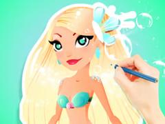 Игри Coloring Book: Aqua Mermaid