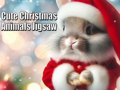 Игри Cute Christmas Animals Jigsaw