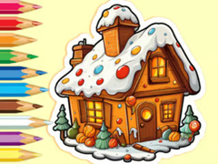 Игри Coloring Book: Christmas Candy House