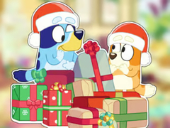 Игри Jigsaw Puzzle: Bluey Christmas Unboxing