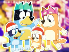 Игри Jigsaw Puzzle: Bluey Family Xmas Eve