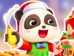 Игри Jigsaw Puzzle: Baby Panda Christmas Chef