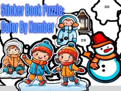 Игри Sticker Book Puzzle: Color By Number