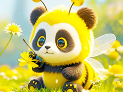 Игри Jigsaw Puzzle: Panda Bee