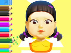 Игри Coloring Book: Squid Game Doll