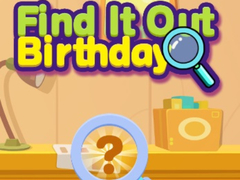 Игри Find It Out Birthday