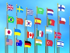 Игри Flag Puzzle Jam: Collect Flags