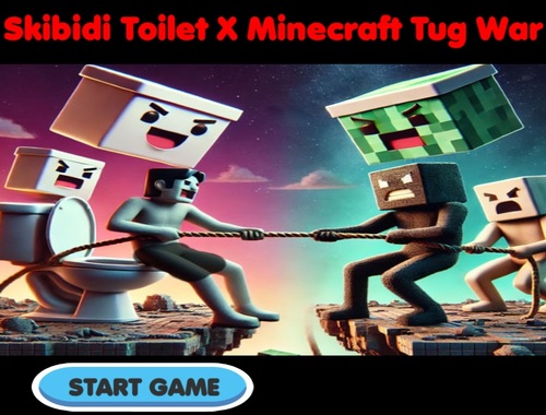 Игри Тоалетна на Skibidi срещу Minecraft: Влекач  онлайн.