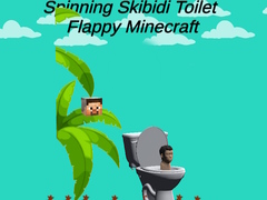Игри Spinning Skibidi Toilet Flappy Minecraft
